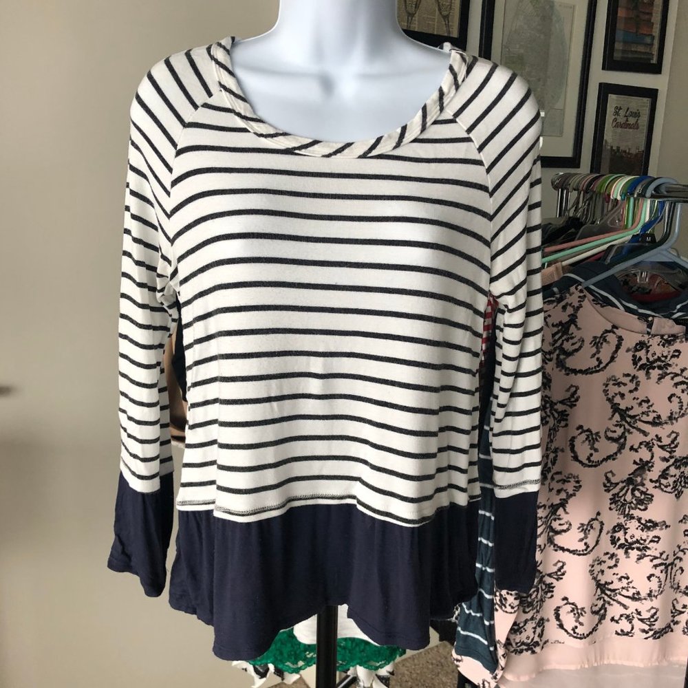 Lime & Chili // Super Soft Striped Shirt